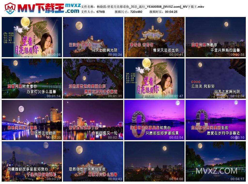 杨晓霞-望着月亮想着你_国语_流行_YEA00508